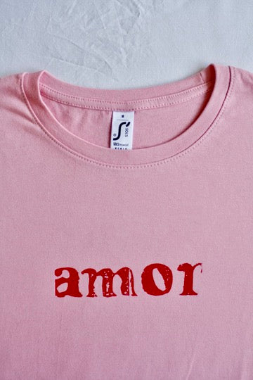 amor print red