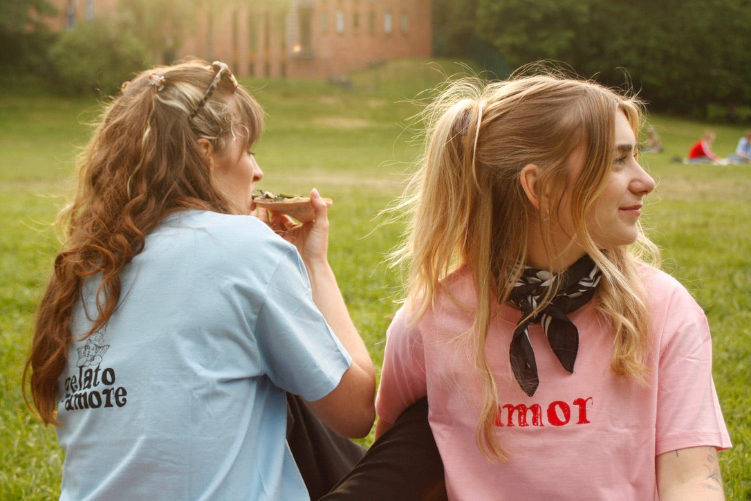 gelato amore print black