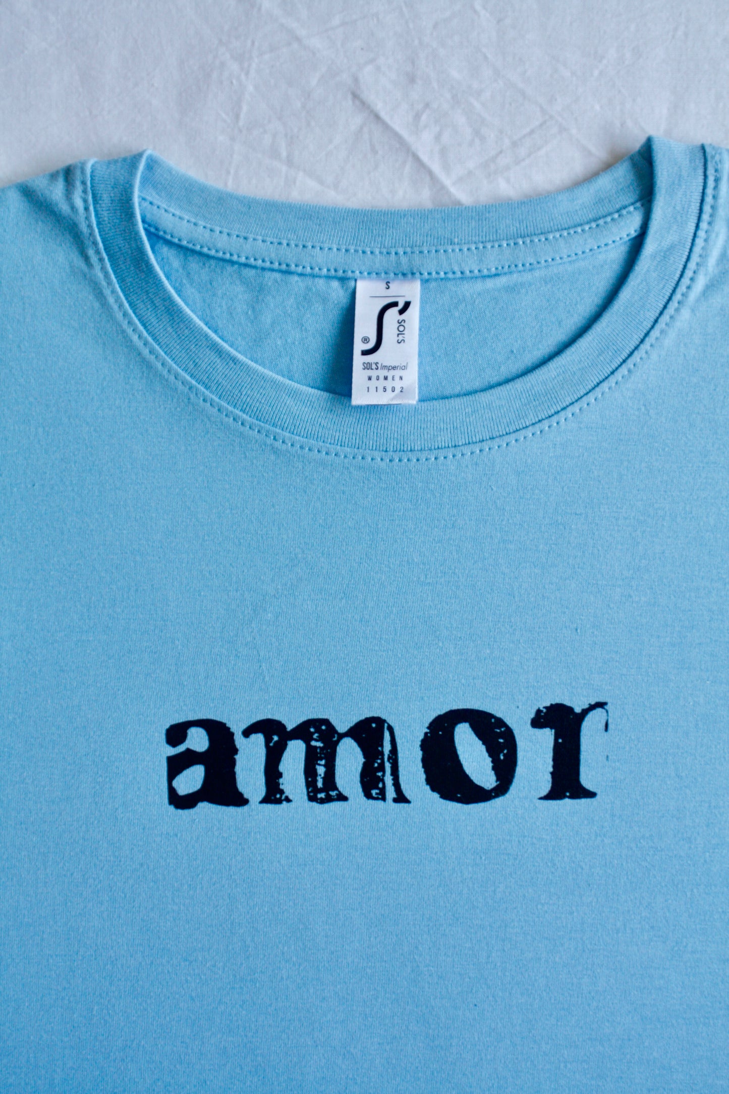 amor print black