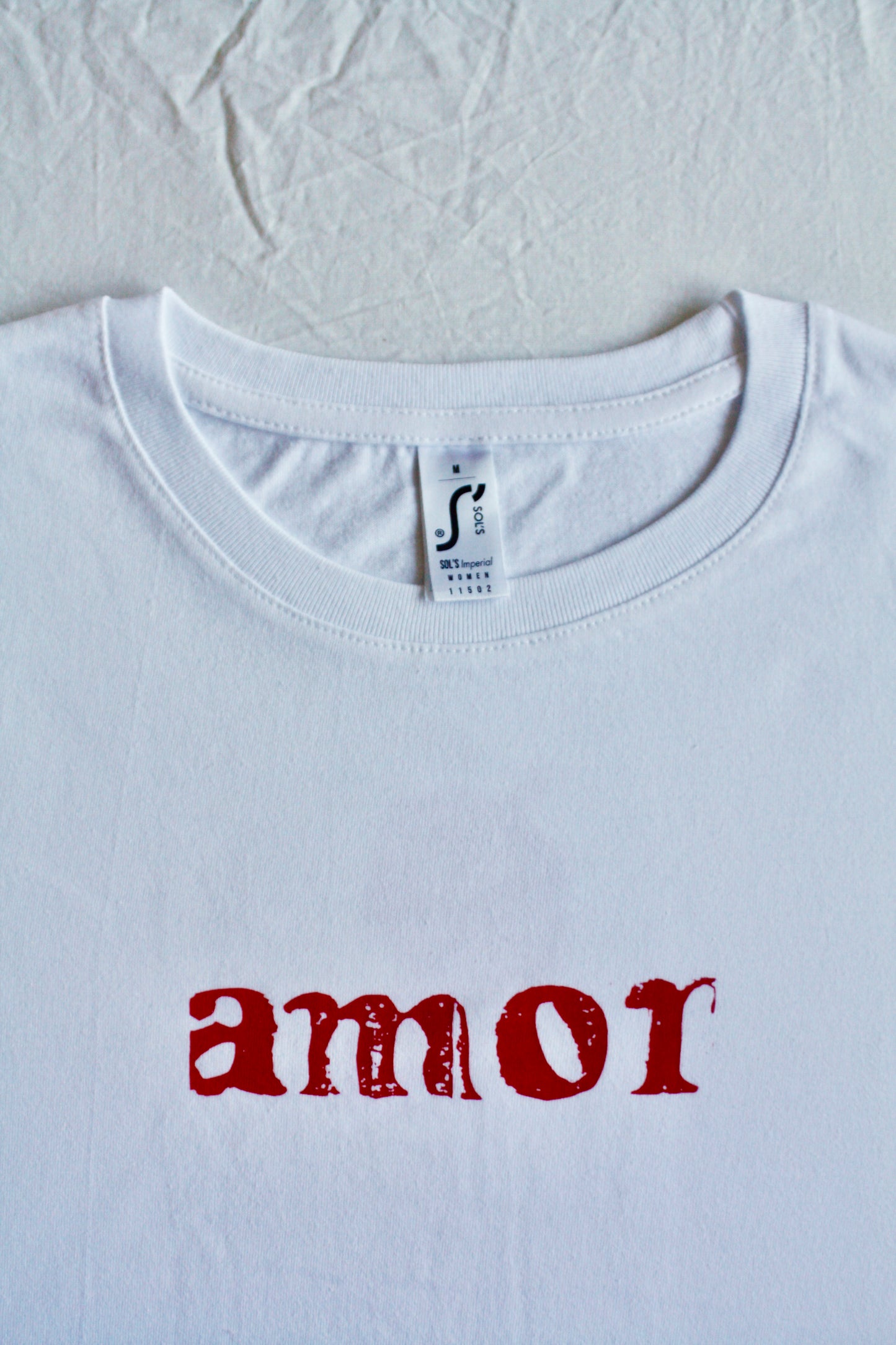 amor print red